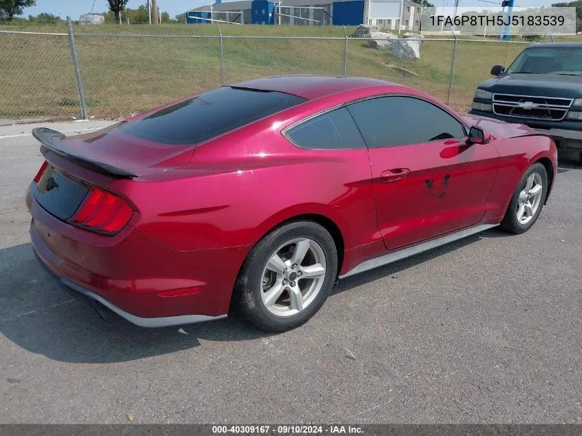 2018 Ford Mustang VIN: 1FA6P8TH5J5183539 Lot: 40309167