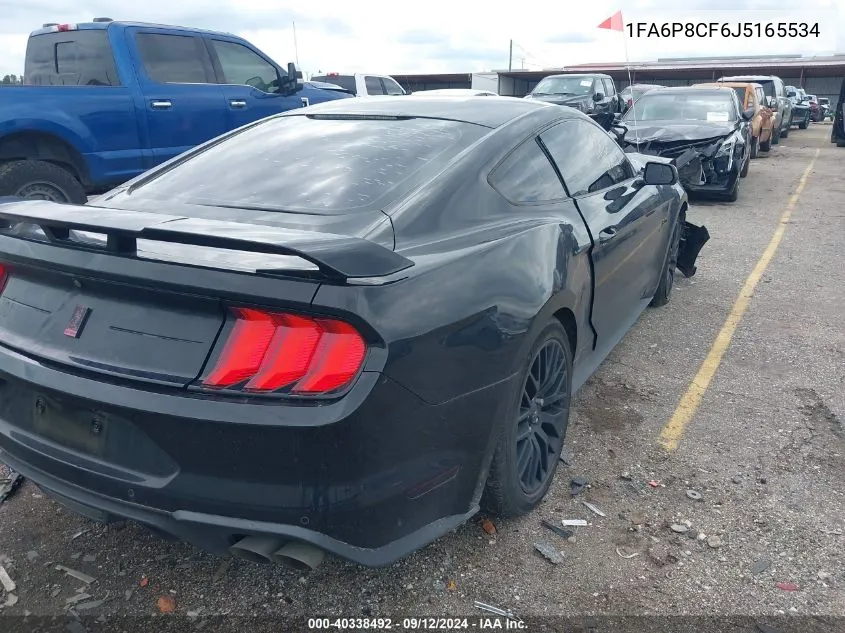 2018 Ford Mustang Gt VIN: 1FA6P8CF6J5165534 Lot: 40338492