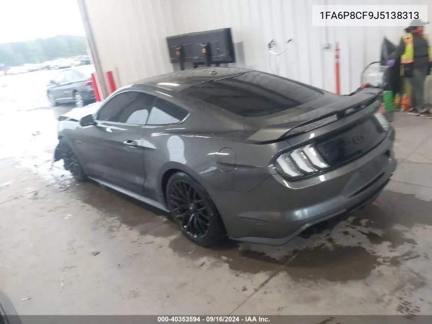 1FA6P8CF9J5138313 2018 Ford Mustang Gt Premium