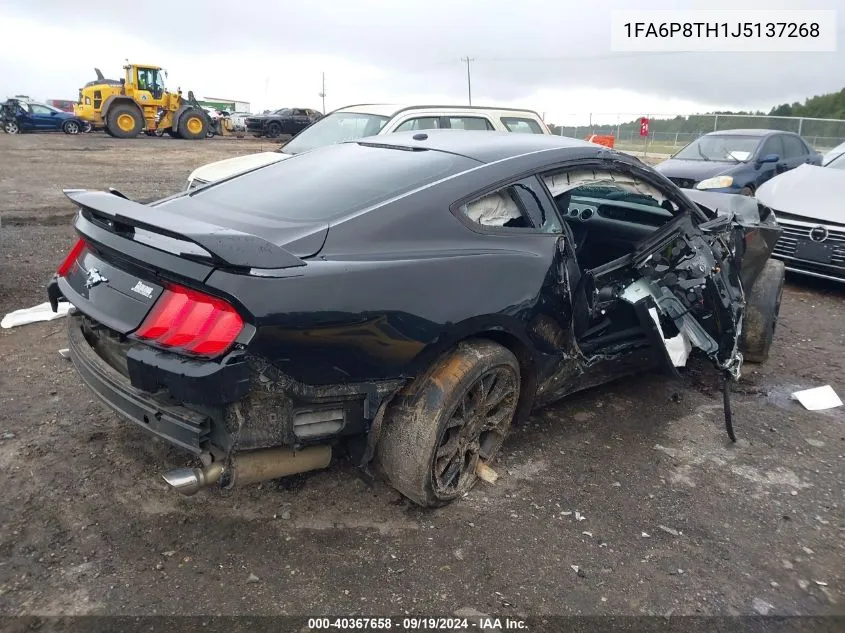 2018 Ford Mustang Ecoboost VIN: 1FA6P8TH1J5137268 Lot: 40367658