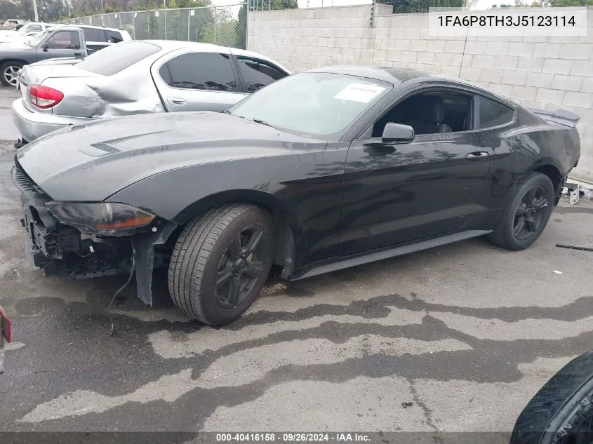 2018 Ford Mustang VIN: 1FA6P8TH3J5123114 Lot: 40416158