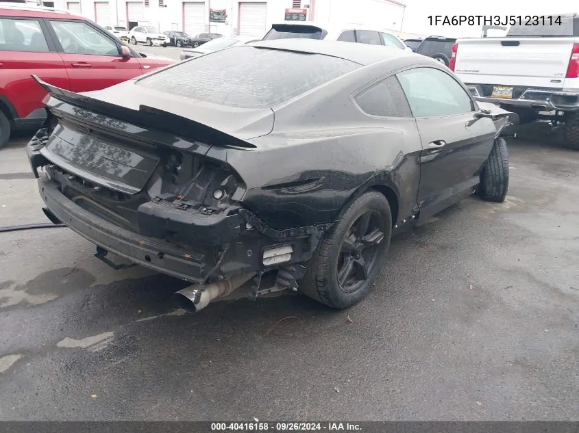 2018 Ford Mustang VIN: 1FA6P8TH3J5123114 Lot: 40416158