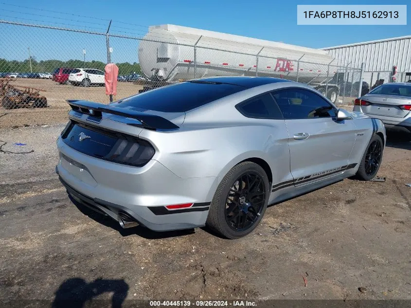 2018 Ford Mustang Ecoboost VIN: 1FA6P8TH8J5162913 Lot: 40445139