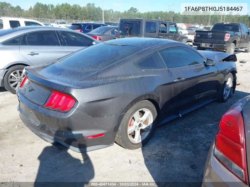 2018 Ford Mustang Ecoboost VIN: 1FA6P8TH0J5184467 Lot: 40471434