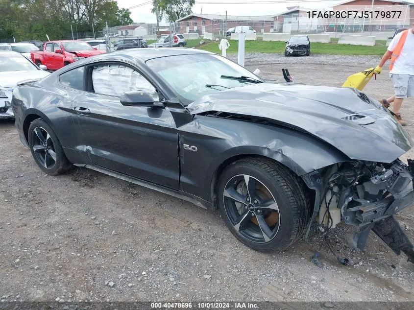 2018 Ford Mustang Gt VIN: 1FA6P8CF7J5179877 Lot: 40478696