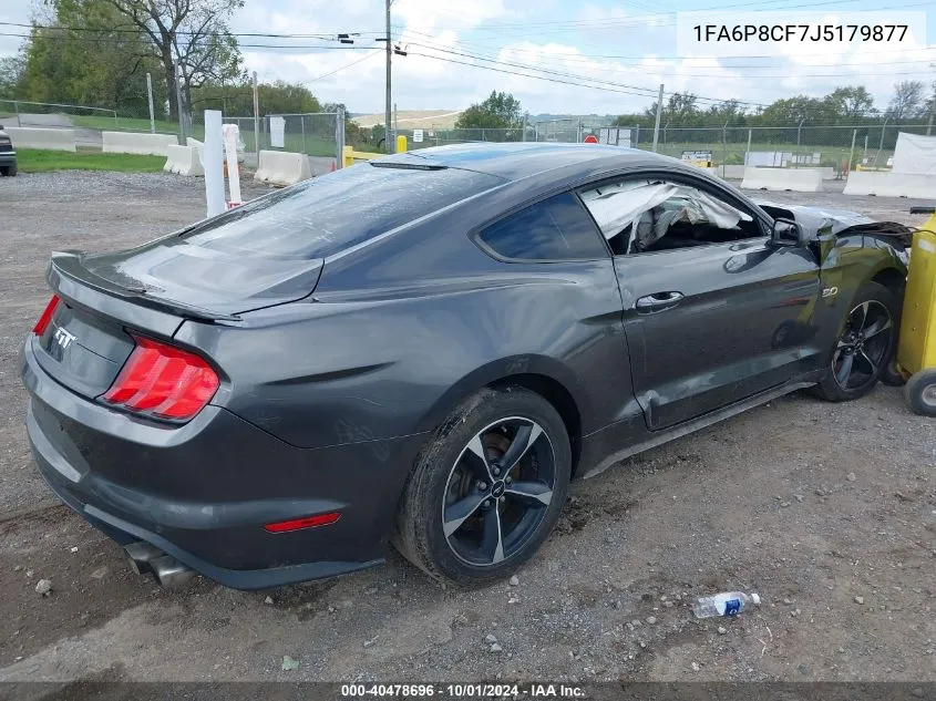 2018 Ford Mustang Gt VIN: 1FA6P8CF7J5179877 Lot: 40478696