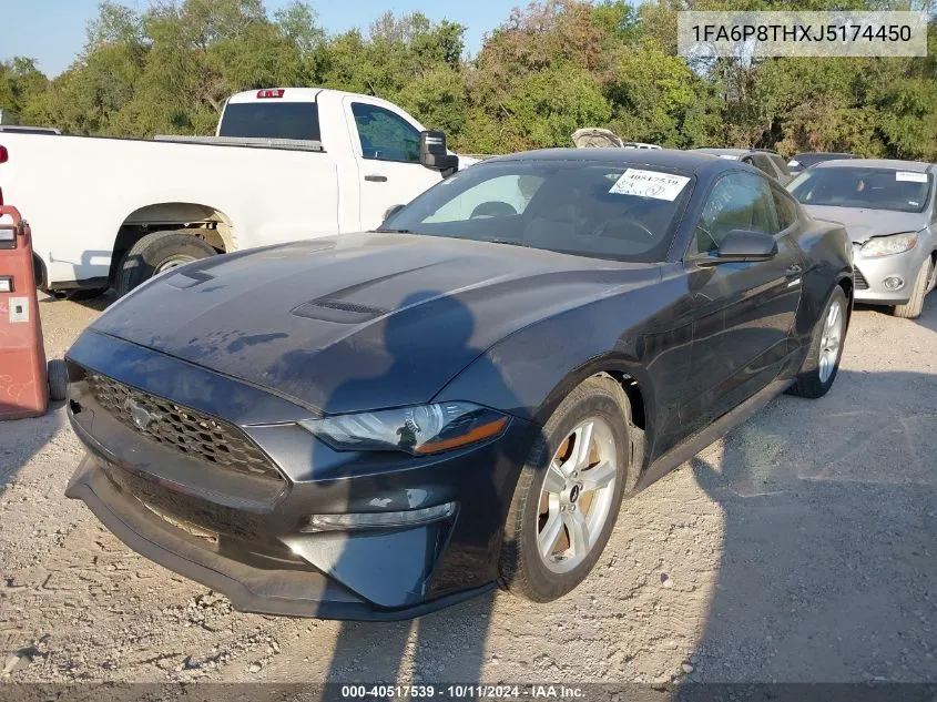 2018 Ford Mustang VIN: 1FA6P8THXJ5174450 Lot: 40517539