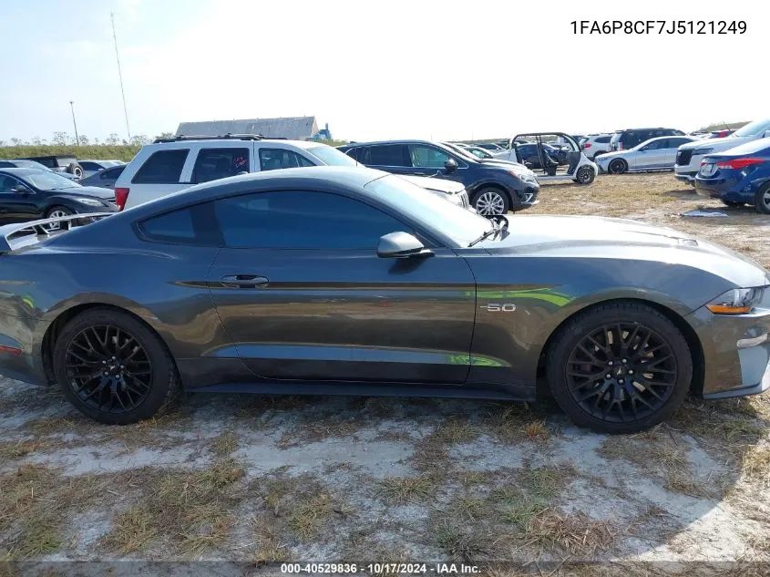 2018 Ford Mustang Gt VIN: 1FA6P8CF7J5121249 Lot: 40529836