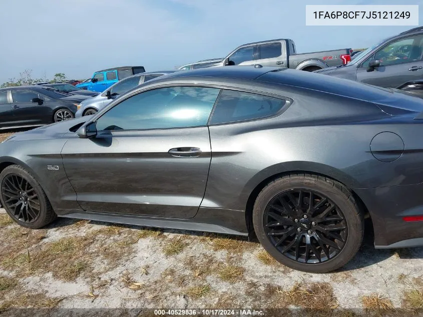 2018 Ford Mustang Gt VIN: 1FA6P8CF7J5121249 Lot: 40529836