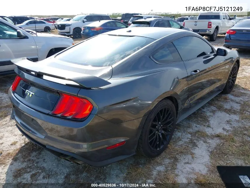 2018 Ford Mustang Gt VIN: 1FA6P8CF7J5121249 Lot: 40529836