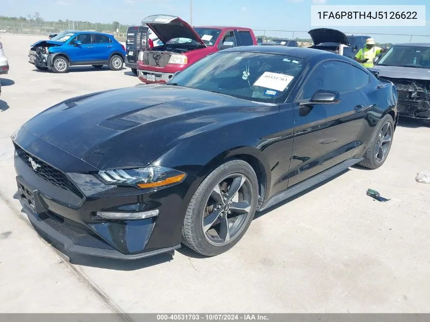 2018 Ford Mustang Ecoboost VIN: 1FA6P8TH4J5126622 Lot: 40531703