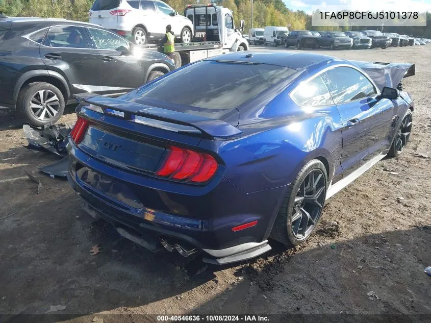 1FA6P8CF6J5101378 2018 Ford Mustang Gt Premium