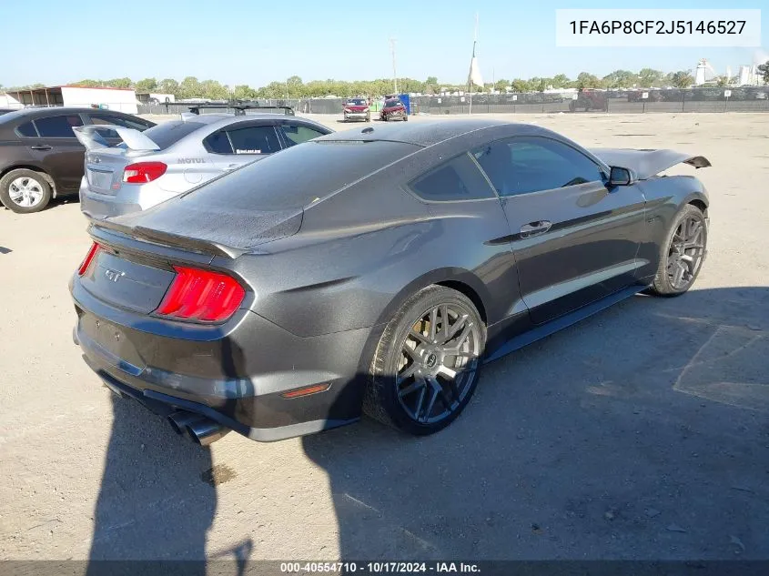 2018 Ford Mustang Gt Premium VIN: 1FA6P8CF2J5146527 Lot: 40554710