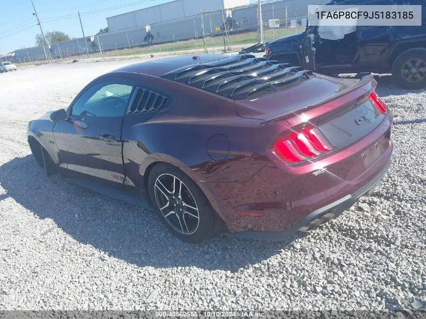 1FA6P8CF9J5183185 2018 Ford Mustang Gt Premium