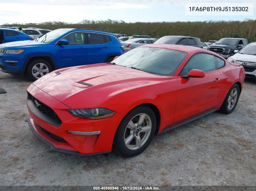 2018 Ford Mustang Ecoboost VIN: 1FA6P8TH9J5135302 Lot: 40598946