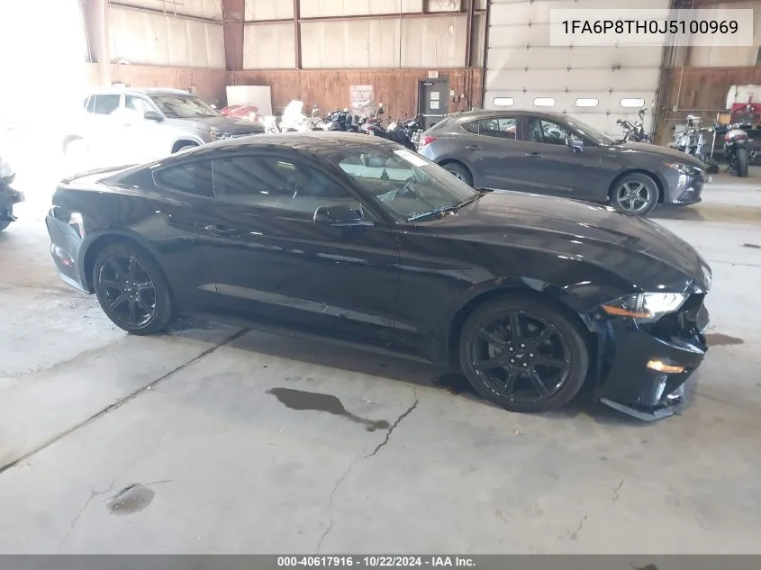 2018 Ford Mustang Ecoboost VIN: 1FA6P8TH0J5100969 Lot: 40617916