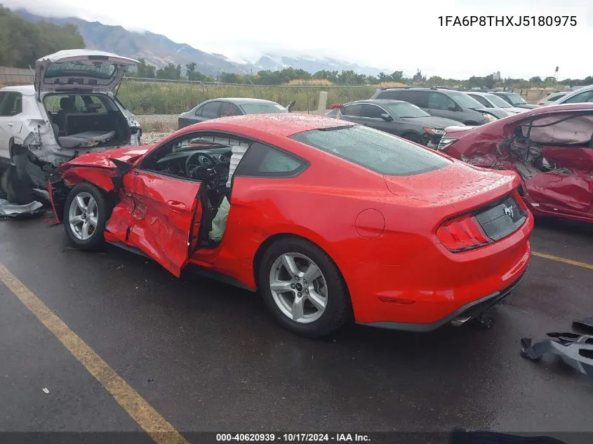 2018 Ford Mustang VIN: 1FA6P8THXJ5180975 Lot: 40620939