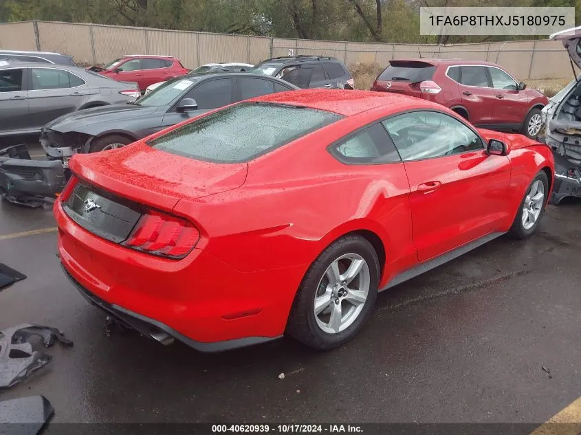 2018 Ford Mustang VIN: 1FA6P8THXJ5180975 Lot: 40620939