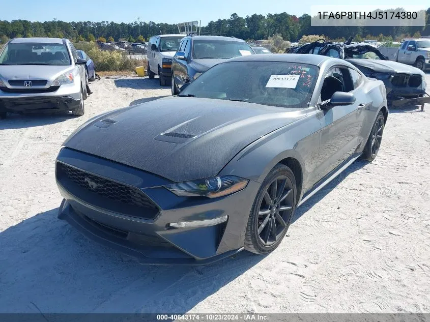 2018 Ford Mustang Ecoboost VIN: 1FA6P8TH4J5174380 Lot: 40643174