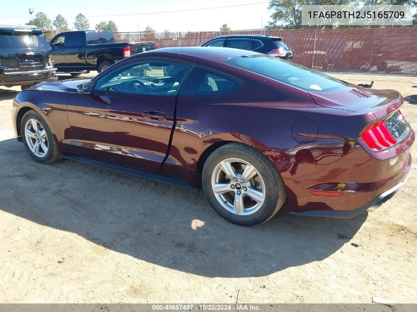 2018 Ford Mustang Ecoboost VIN: 1FA6P8TH2J5165709 Lot: 40657497