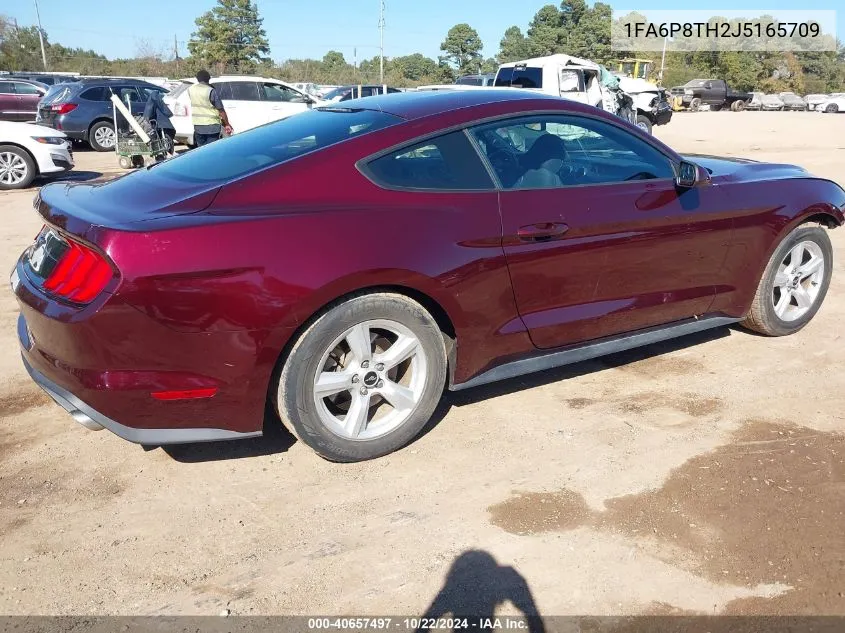 2018 Ford Mustang Ecoboost VIN: 1FA6P8TH2J5165709 Lot: 40657497