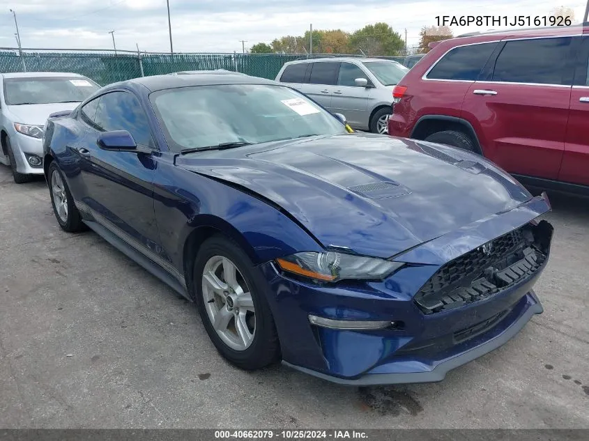 2018 Ford Mustang Ecoboost VIN: 1FA6P8TH1J5161926 Lot: 40662079