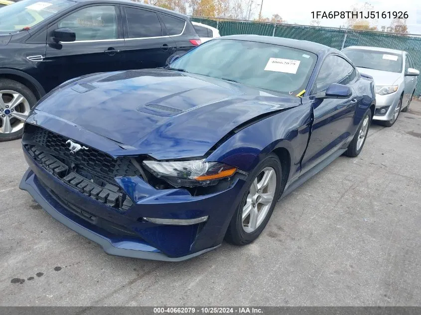 2018 Ford Mustang Ecoboost VIN: 1FA6P8TH1J5161926 Lot: 40662079