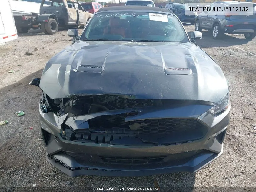 2018 Ford Mustang VIN: 1FATP8UH3J5112132 Lot: 40695806