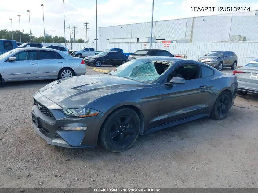 2018 Ford Mustang Ecoboost VIN: 1FA6P8TH2J5132144 Lot: 40705843