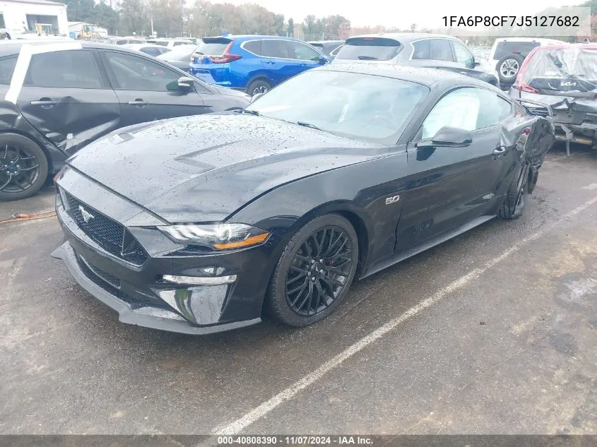 2018 Ford Mustang Gt Premium VIN: 1FA6P8CF7J5127682 Lot: 40808390