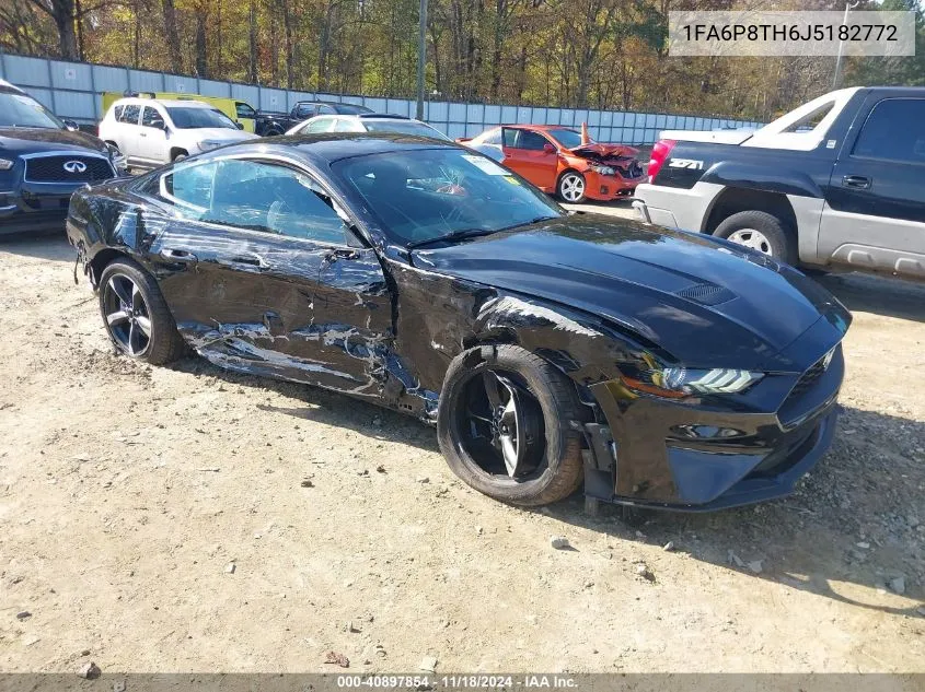 2018 Ford Mustang Ecoboost VIN: 1FA6P8TH6J5182772 Lot: 40897854