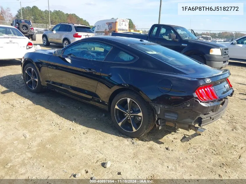 2018 Ford Mustang Ecoboost VIN: 1FA6P8TH6J5182772 Lot: 40897854