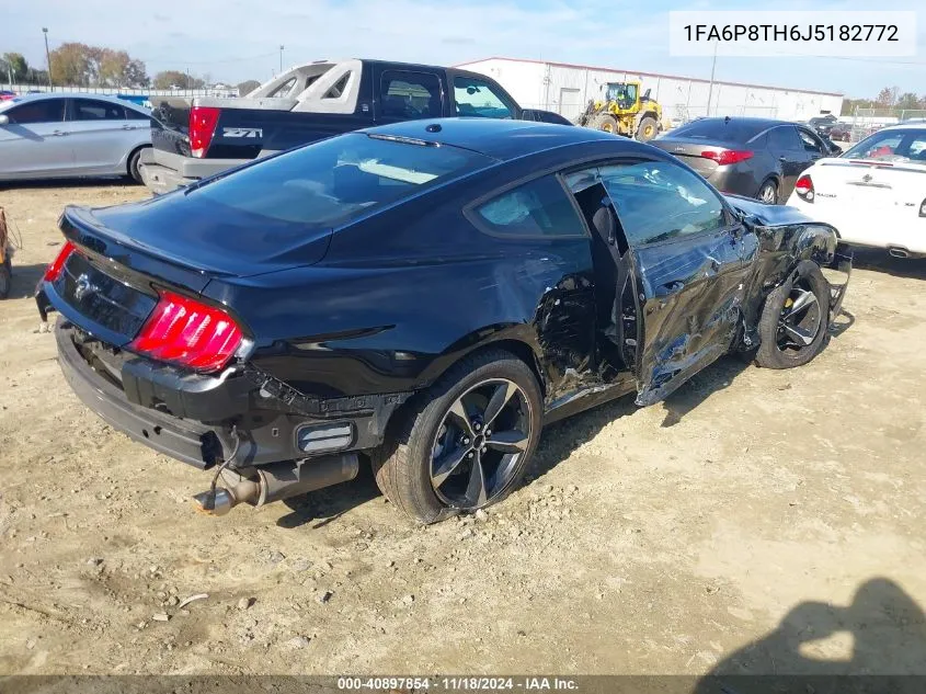 2018 Ford Mustang Ecoboost VIN: 1FA6P8TH6J5182772 Lot: 40897854