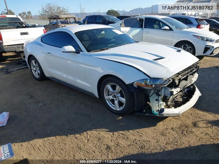 2018 Ford Mustang Ecoboost VIN: 1FA6P8THXJ5180782 Lot: 40905277