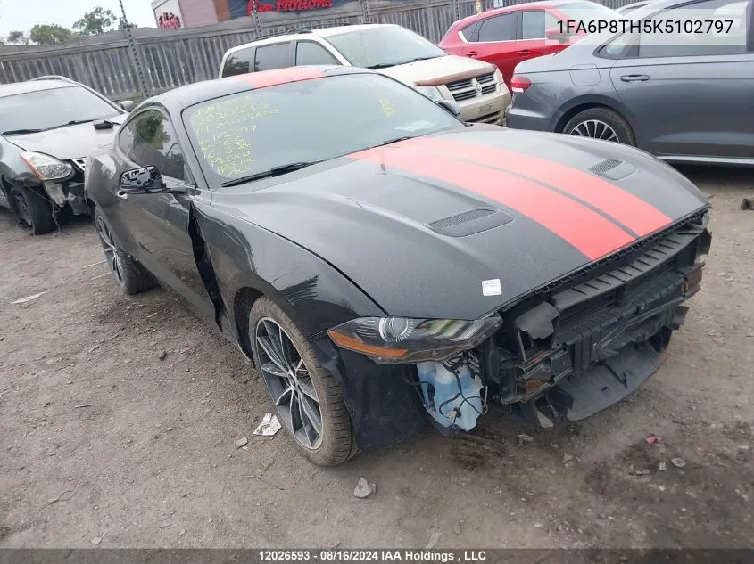 1FA6P8TH5K5102797 2019 Ford Mustang