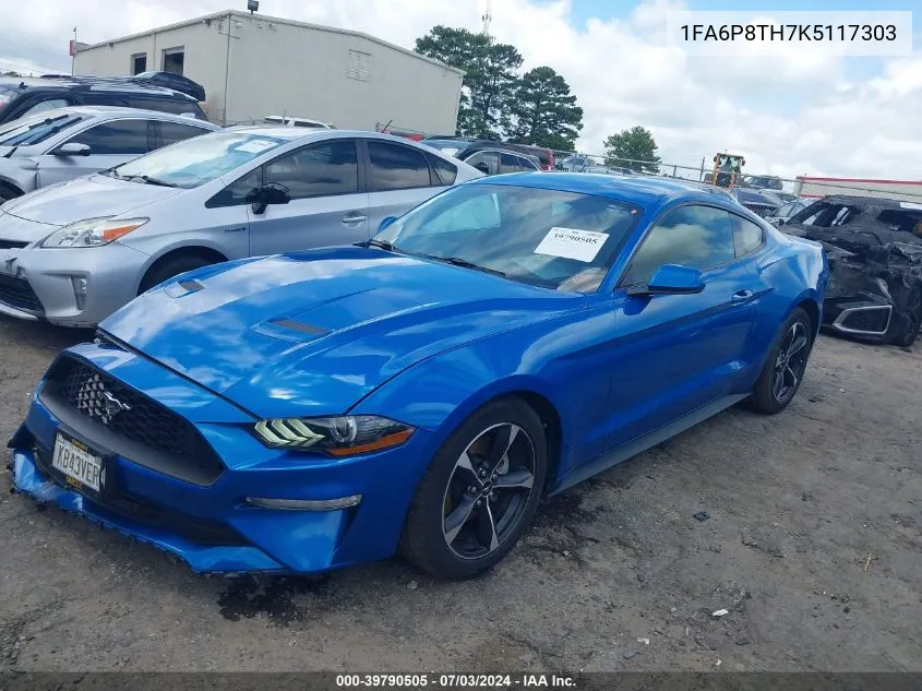 1FA6P8TH7K5117303 2019 Ford Mustang Ecoboost