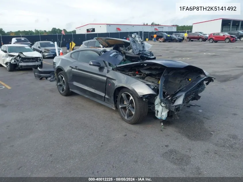 2019 Ford Mustang Ecoboost VIN: 1FA6P8TH2K5141492 Lot: 40012225