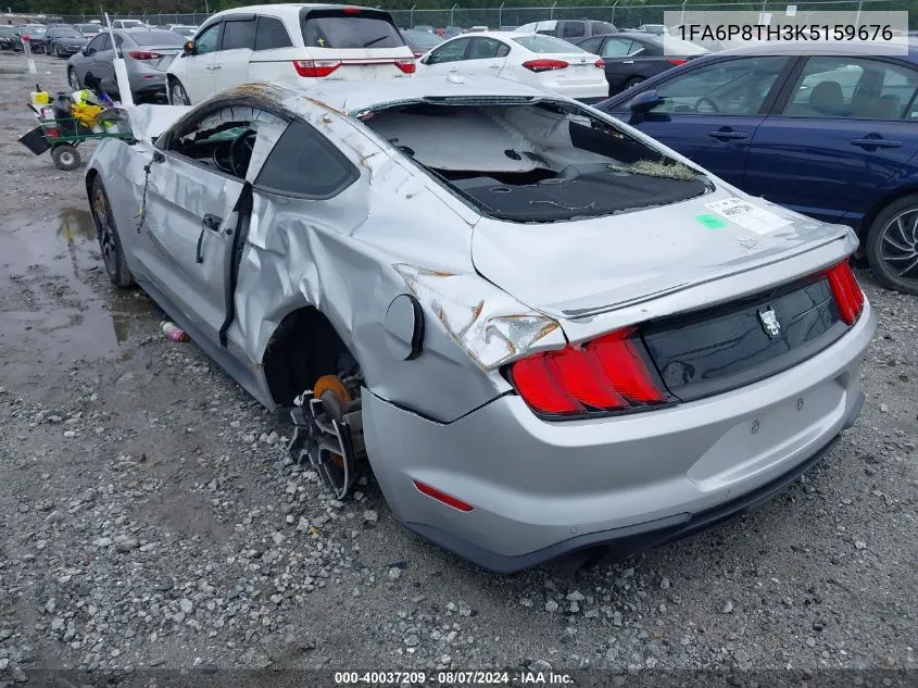 2019 Ford Mustang Ecoboost Premium VIN: 1FA6P8TH3K5159676 Lot: 40037209