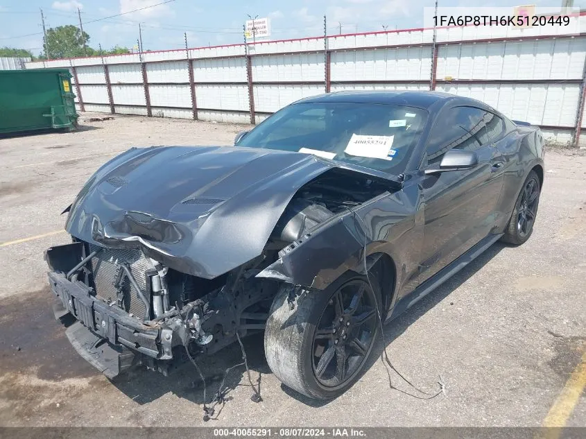 1FA6P8TH6K5120449 2019 Ford Mustang Ecoboost