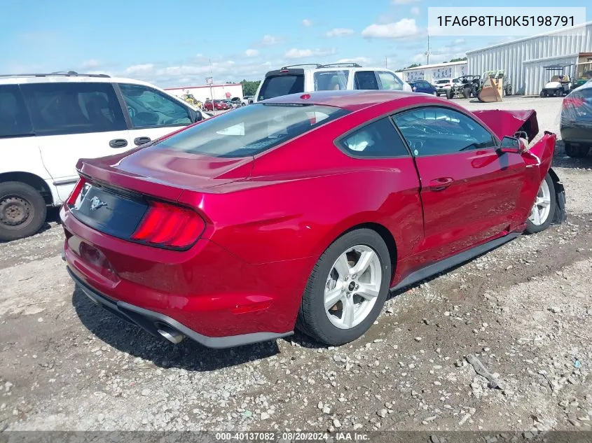 1FA6P8TH0K5198791 2019 Ford Mustang Ecoboost