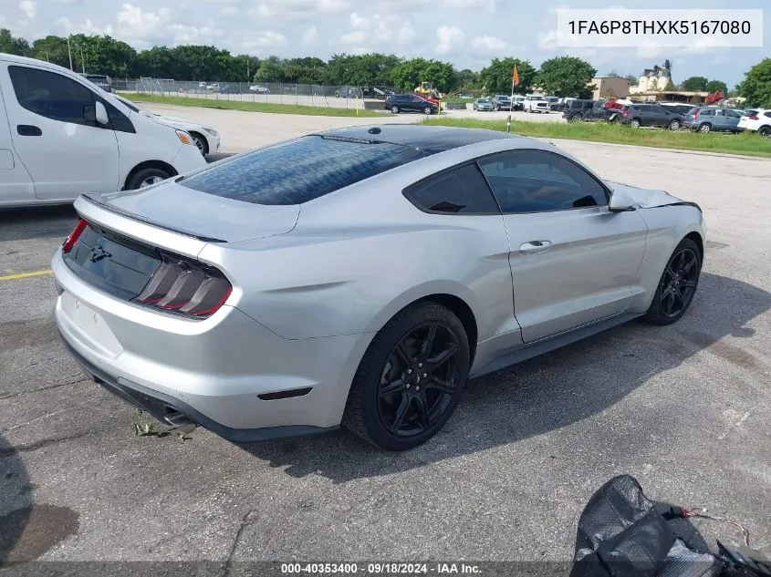 2019 Ford Mustang Ecoboost VIN: 1FA6P8THXK5167080 Lot: 40353400