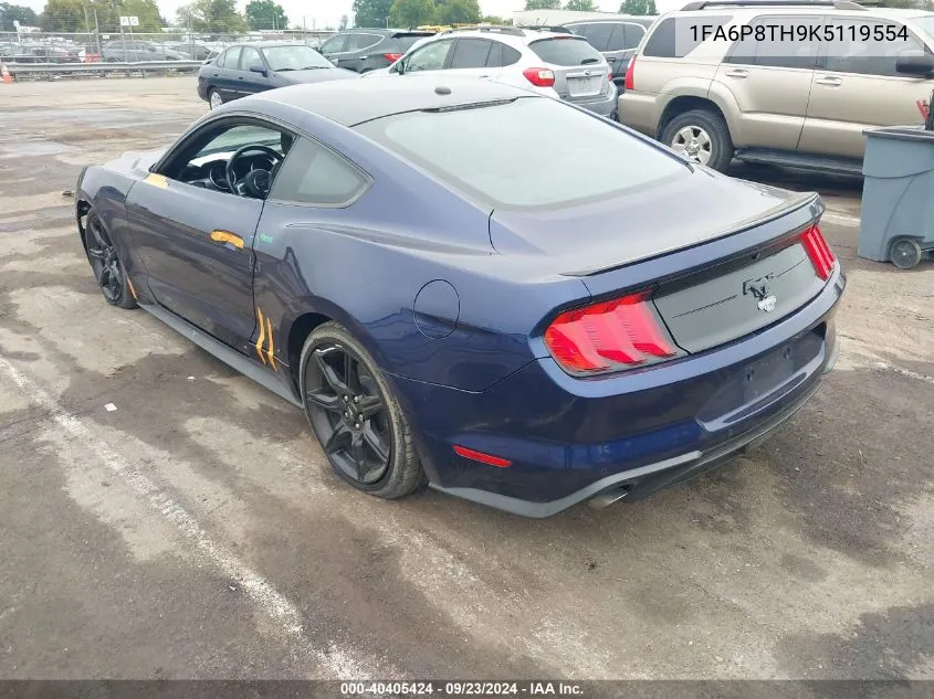 2019 Ford Mustang Ecoboost VIN: 1FA6P8TH9K5119554 Lot: 40405424