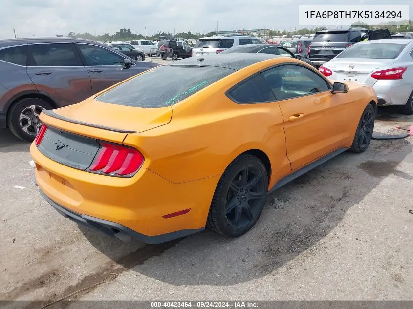 2019 Ford Mustang VIN: 1FA6P8TH7K5134294 Lot: 40423464