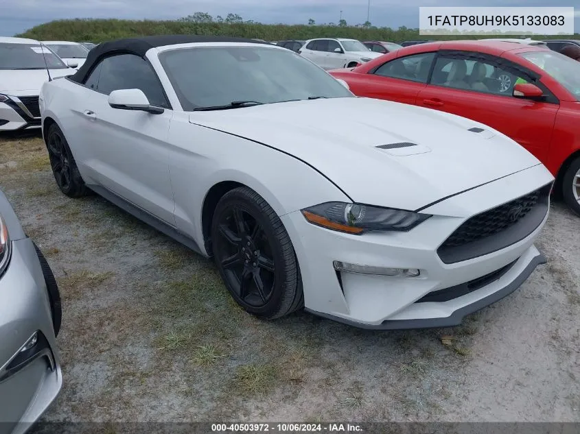 2019 Ford Mustang VIN: 1FATP8UH9K5133083 Lot: 40503972