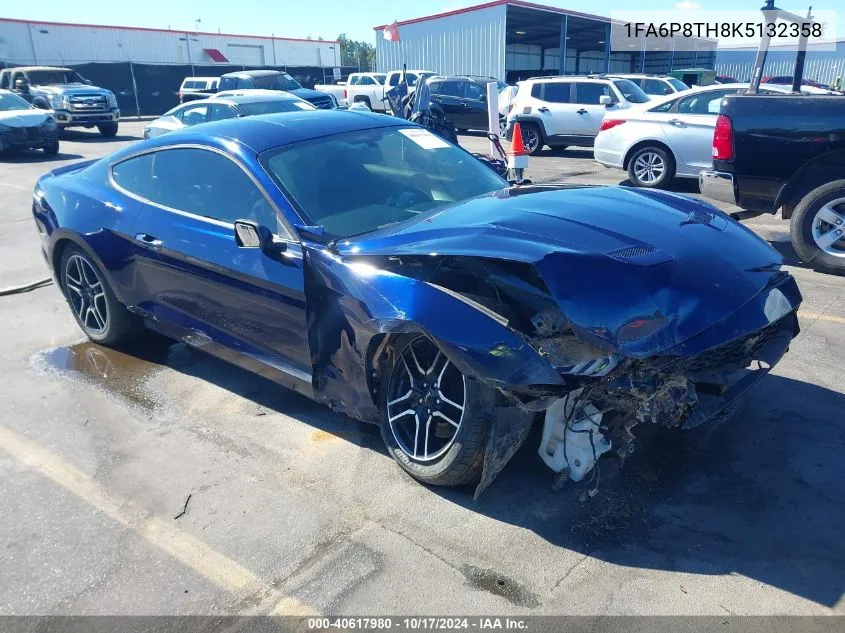 2019 Ford Mustang Ecoboost VIN: 1FA6P8TH8K5132358 Lot: 40617980