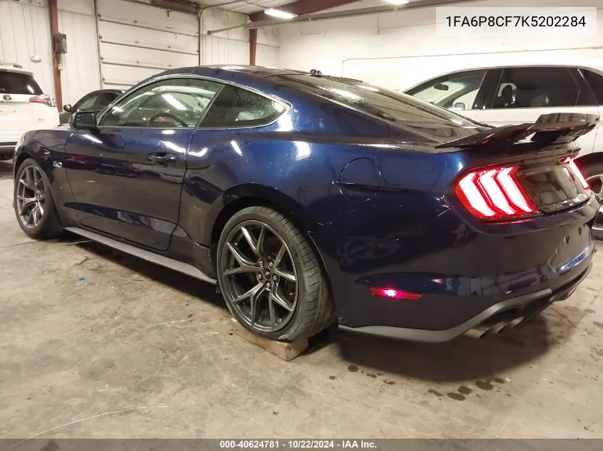 2019 Ford Mustang Gt VIN: 1FA6P8CF7K5202284 Lot: 40624781