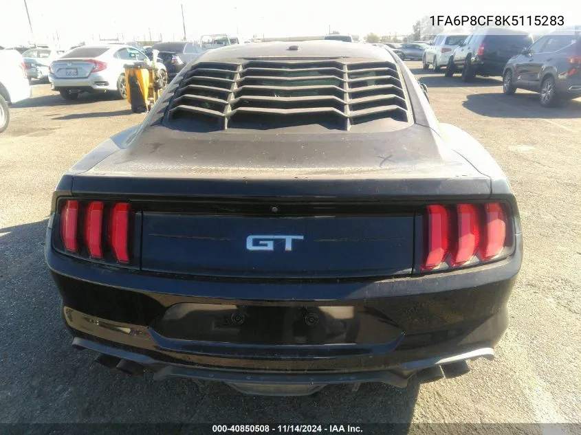 1FA6P8CF8K5115283 2019 Ford Mustang Gt