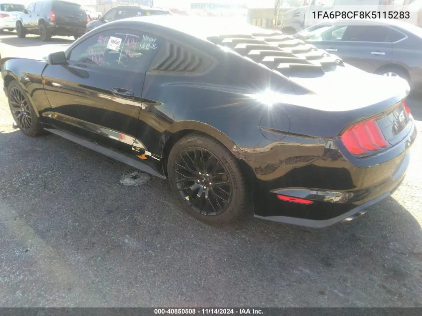 1FA6P8CF8K5115283 2019 Ford Mustang Gt