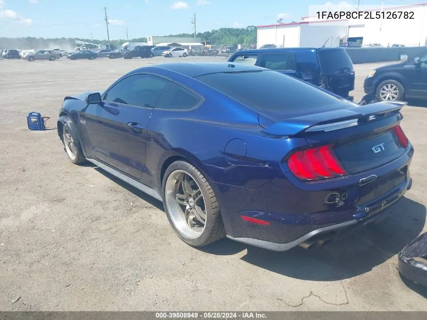 2020 Ford Mustang Gt Premium Fastback VIN: 1FA6P8CF2L5126782 Lot: 39508949