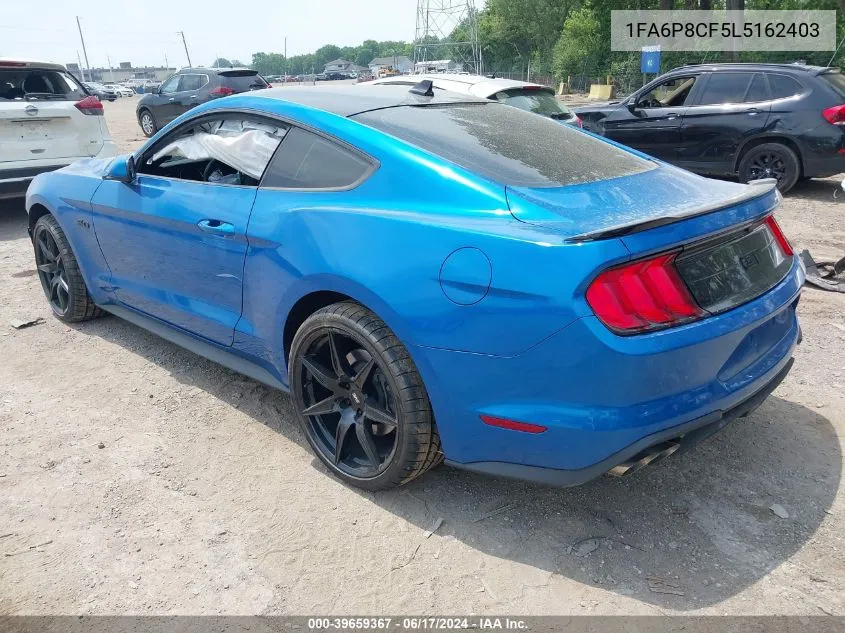 1FA6P8CF5L5162403 2020 Ford Mustang Gt Fastback